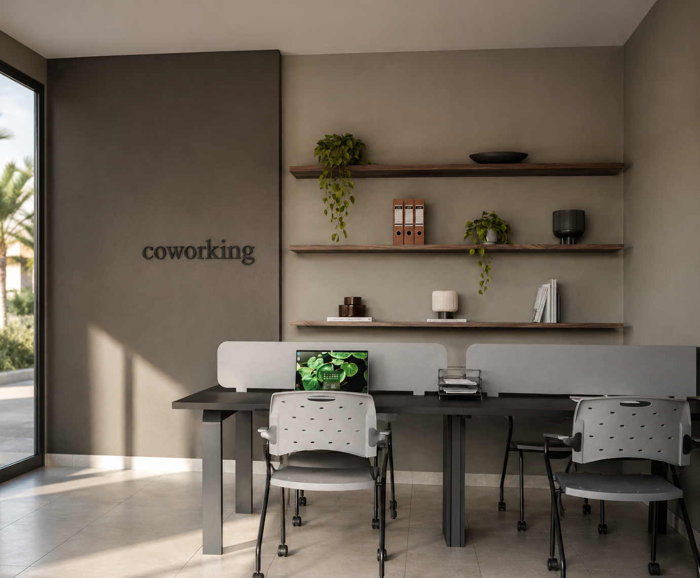 Coworking e biblioteca do Portal Encantos de Veneza